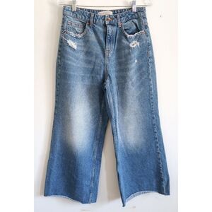 ZARA BASIC Wide Leg Jeans - Size 4